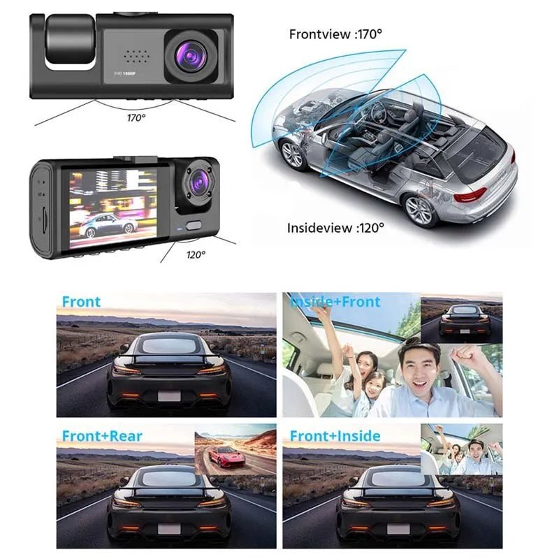 Baideluo Dual-Lens Dash Car Camera - OZPAK Tech