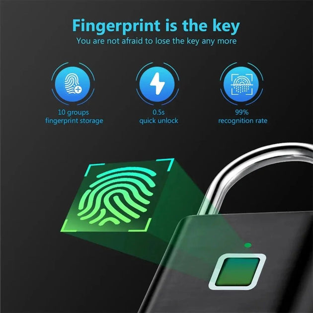 KERUI Smart Keyless Fingerprint Padlock - OZPAK TECH